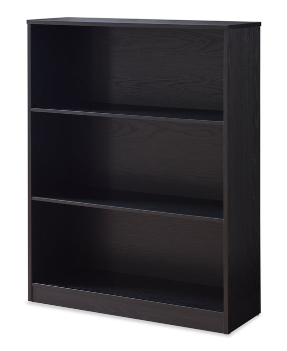 William 31.5\" 2-Shelf Bookcase - Black