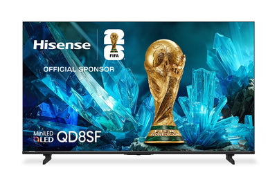 HISENSE 85" QD8SF Hi-QLED Mini-LED 4K Smart Fire TV (85QD8SF) – 2026 Model | Téléviseur intelligent Hi-QLED Mini DEL HISENSE QD8SF 4K de 85 po avec Fire TV (85QD8SF) - modèle 2026