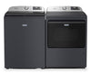 Maytag 6.0 Cu. Ft. Smart Top-Load Washer and 7.4 Cu. Ft. Electric Dryer - Midnight Steel