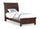 ["Sonoma Panel Bed with Headboard & Frame, Mango Brown - Twin Size"]