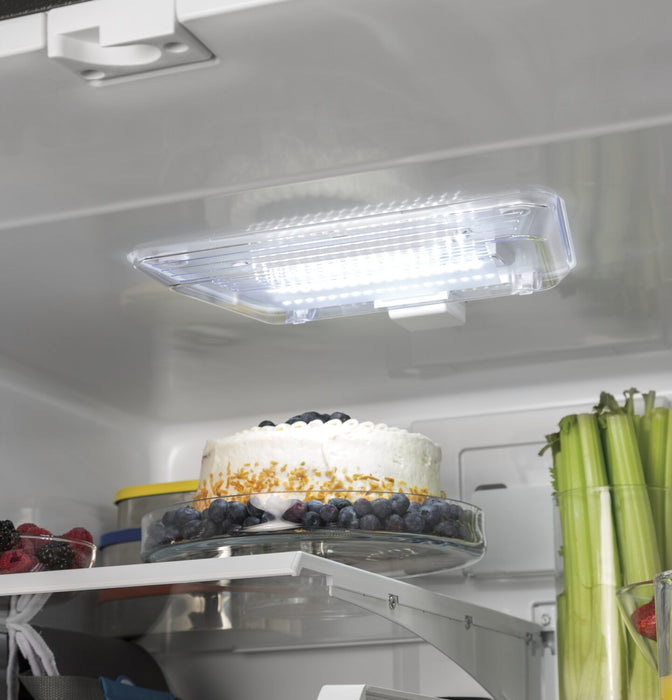 GE 33\" 24.7 Cu. Ft. French-Door Refrigerator – Fingerprint Stainless Steel - GNE25JYKFS