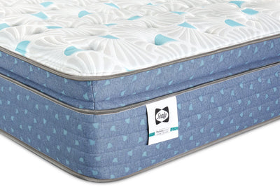 Sealy Posturepedic® Luxury Crown Jewel® Resort Paradiso Euro Pillowtop King Mattress | Matelas Euro-plateau épais Paradiso Resort Luxury Posturepedic Crown Jewel de Sealy pour très grand lit