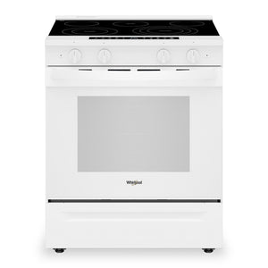 Whirlpool 5.3 Cu. Ft. Electric Range with Air Fry and WipeClean™ Coating - White - YWSES7530RW