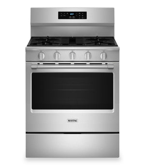 Maytag 5 Cu. Ft. Convection Gas Range with No Preheat Air Fry - Stainless Steel - MFGS6030RZ