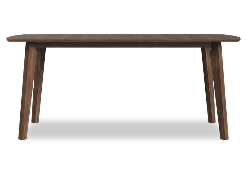 Rain Dining Table, 72\"W - Brown
