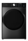 Midea 8.0 Cu. Ft. Tumble Dryer with Steam Care - Grey - MLHE52S7AGG