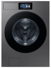 ["Samsung Bespoke 6.1 Cu. Ft. Front Load Washer with AI Fabric Sensing – Dark Steel - WF90F53ADSA5"]
