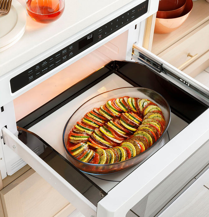 Café 1.2 Cu. Ft. Built-In Microwave Drawer - White - CWLC12P4RW5