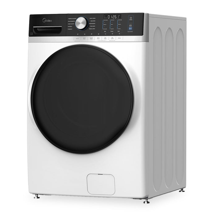 Midea 5.2 Cu. Ft. Front Load Washer with Steam Care – White - MLHW52S7AWW