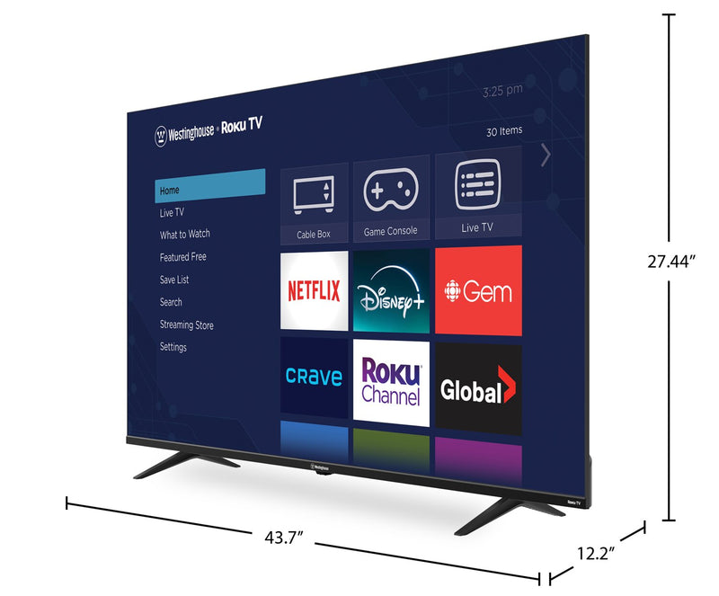 Westinghouse 50\" 4K UHD Roku Smart TV