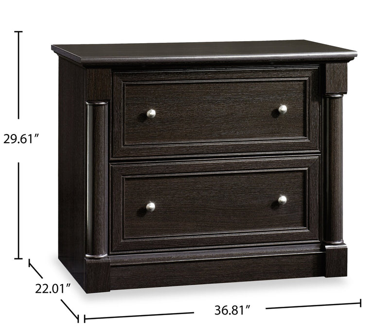 Palladia 36.81\" 2-Drawer Lateral Filing Cabinet – Wind Oak