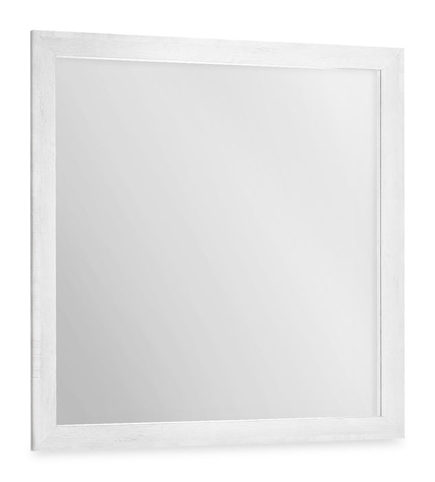 Elite Bedroom Dresser Mirror, Attachable, Wall Hanging - White