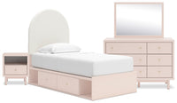 Lola 6-Piece Twin Bedroom Package with Storage Bed 