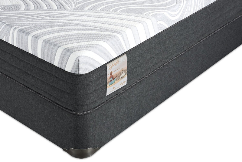 Springwall Spa 10 Firm Smooth Top King Mattress in a Box Set