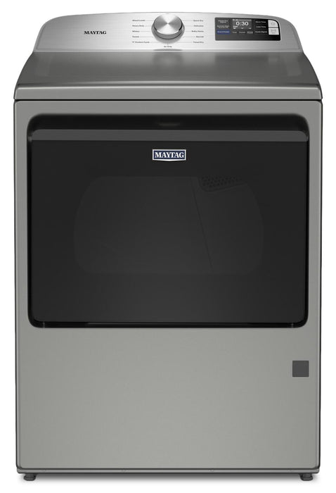 Maytag 6.0 Cu. Ft. Smart Top-Load Washer and 7.4 Cu. Ft. Gas Dryer – Radiant Silver 