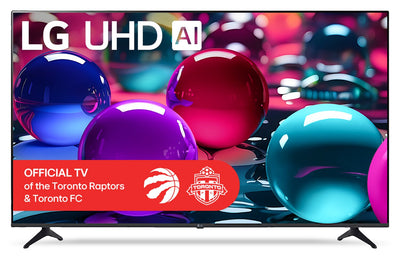 LG 65" UA7000 4K UHD Smart webOS TV (65UA7000PUB.ACC) – 2025 Model | Téléviseur intelligent LG UA7000 UHD 4K de 65 po avec webOS (65UA7000PUB.ACC) - modèle 2025