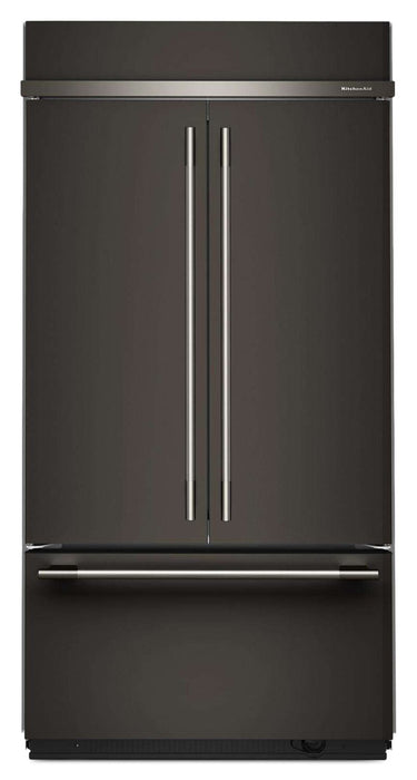 KitchenAid 24.2 Cu. Ft. 42\" French Door Bottom Mount Refrigerator – Black Ore - KBFN542SBE