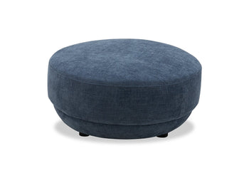 Davvero Ottoman - Navy  | Pouf Davvero - bleu marine