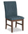 ["Rain Dining Chair with Cushion Fabric Seat & Back – Blue"]