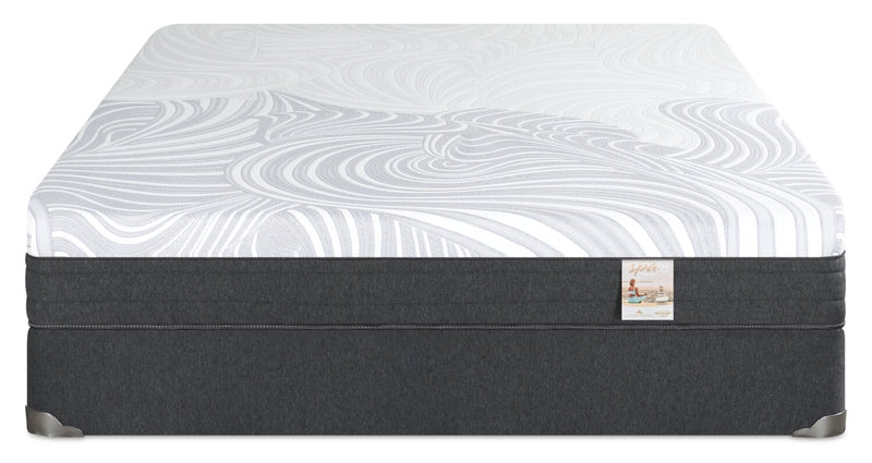 Springwall Spa 8 Firm Smooth Top Full Mattress in a Box Set