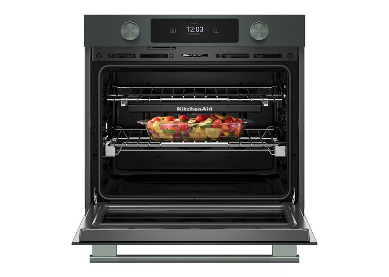 KitchenAid 30\" Smart Electric Combo Wall Oven with Cooking Camera - Juniper - KOES930SJP