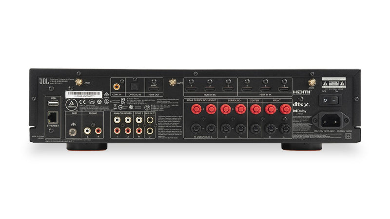 JBL MA710 7.2-Channel 8K AV Receiver - White (JBLMA710WHTAM)