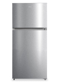 Midea 14 Cu. Ft. Garage Ready Top-Freezer Refrigerator – Stainless Steel - MRT14D2BST 
