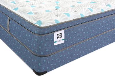 Sealy Posturepedic® Luxury Crown Jewel® Resort Mykonos Eurotop Full Mattress Set | Ensemble Matelas à Euro-plateau Mykonos Resort Luxury Posturepedic Crown Jewel de Sealy pour lit double