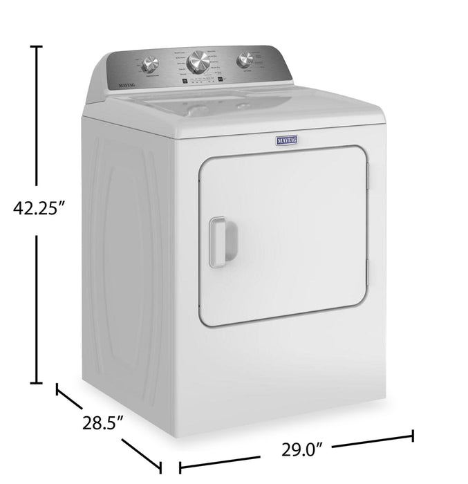 Maytag 7.0 Cu. Ft. Electric Dryer - White - YMED4205SW
