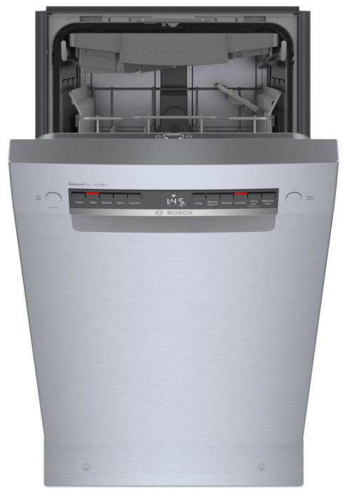 Bosch 18\" 300 Series Smart Front-Control Dishwasher with PrecisionWash® and Third Rack - SPE53C55UC