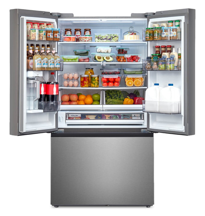 Midea 36\" 26.5 Cu. Ft. French Door Refrigerator with AutoFill Pitcher and Dual Ice Maker - MRF27I6BST