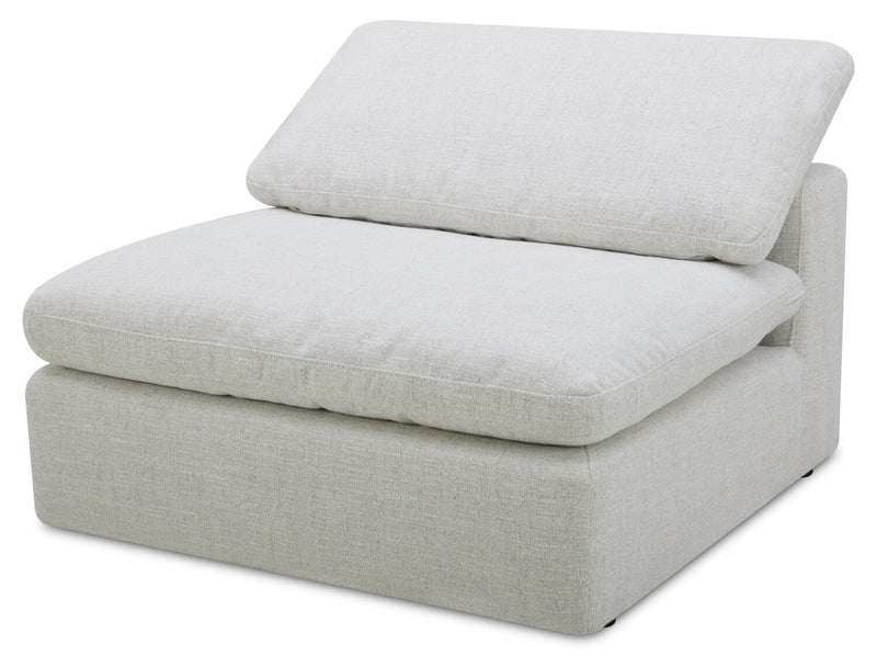 Sky Modular 5-Piece Fabric Power Reclining Sectional with Removable Feather Down Cushions - Nathan Wheat