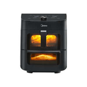 Midea 8-In-1 11-Qt Two-Zone Air Fryer Oven - MAD111D8APKW 