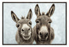 Buddies Framed Canvas Artwork - 31.5\" x 46.5\"