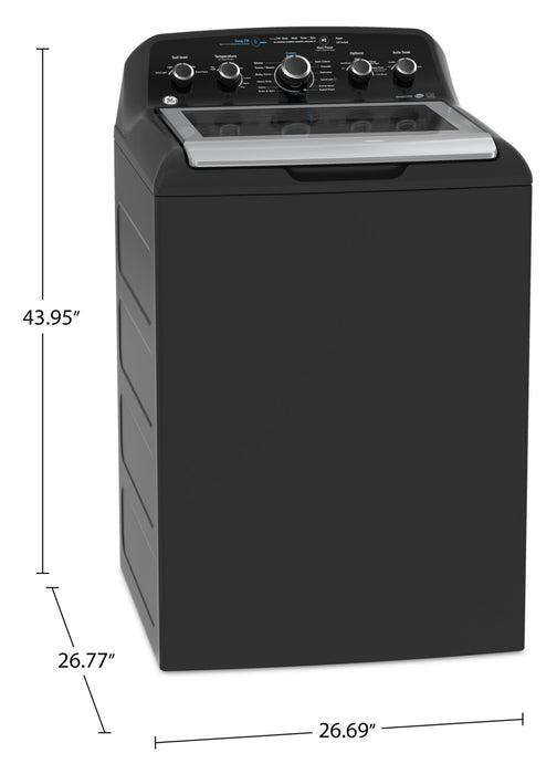 GE 4.9 Cu. Ft. Top Load Agitator Washer - Diamond Grey - GTW491BMRDG
