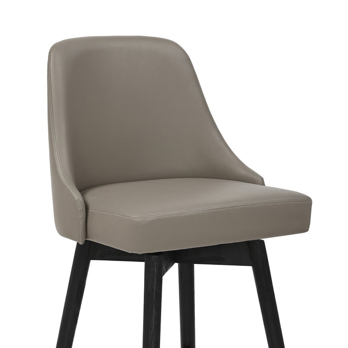 Nash Counter-Height Swivel Bar Stool - Taupe