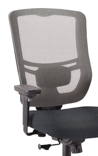 Tempur-Pedic Dante 26.4\" Office Chair - Grey with Mesh Back