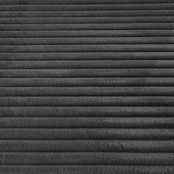 Channel Dark Grey Area Rug - 7' x 10'