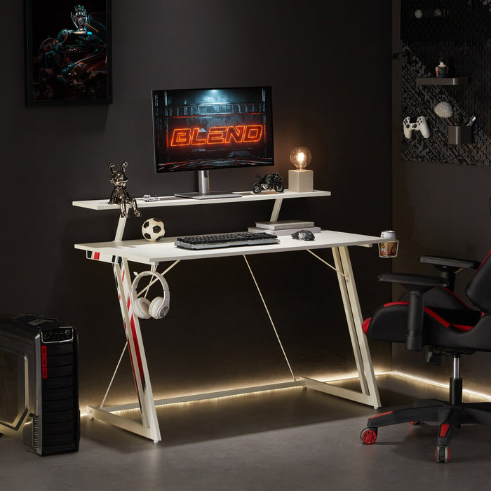 Sparta Gaming Desk - White