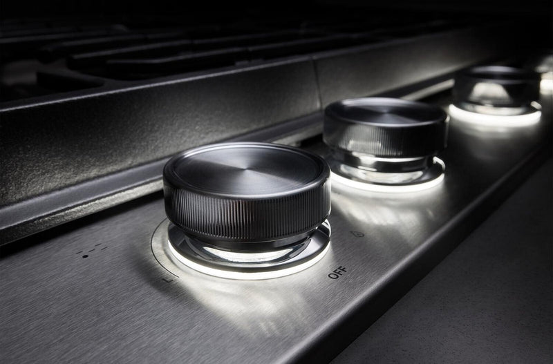  KitchenAid Gas-on-Metal Cooktop with CookShield Finish - Black Ore - KCGK730SBE