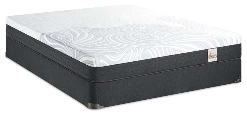 Springwall Spa 8 Firm Smooth Top Queen Mattress in a Box Set