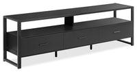 Cooper 72” Modern TV Stand with Storage and Cable Management for TVs up to 80” - Black 