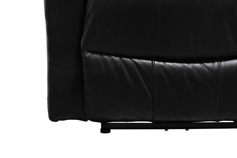 Ellis 32\" Faux Leather Glider Reclining Chair – Black