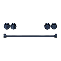Thor Kitchen Handle and Knob Set for 30” Range in Gun Metal Blue - CKA-RE30-BLU