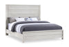 ["Haven Panel Bed with Headboard & Frame, White - King Size"]