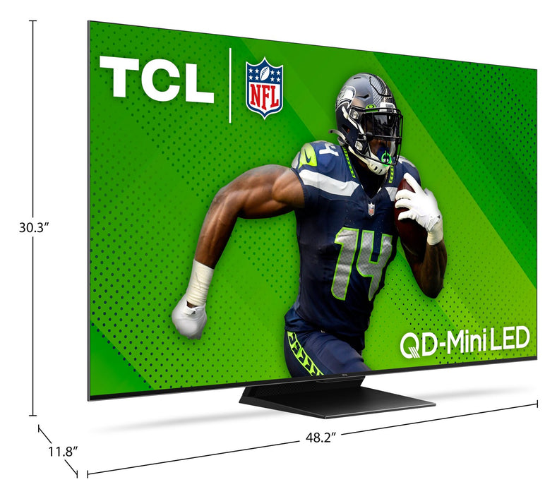 TCL 55\" QLED Mini LED 4K UHD HDR Ultra IMAX Enhanced 120Hz Google Smart TV (55QM751G)