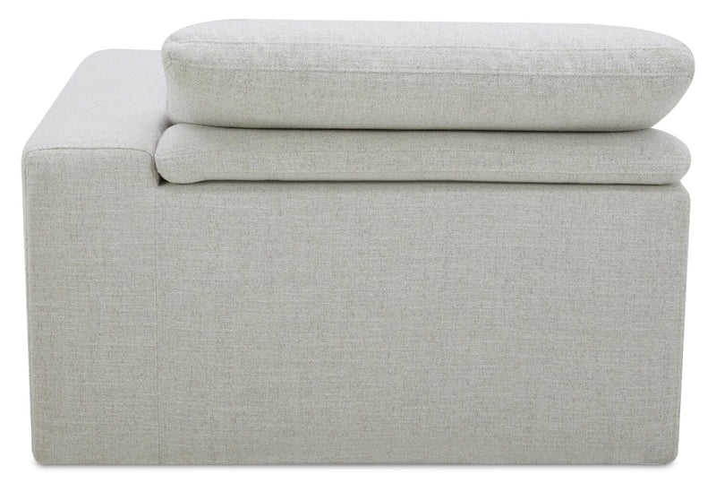 Sky Modular 5-Piece Fabric Power Reclining Sectional with Removable Feather Down Cushions - Nathan Wheat