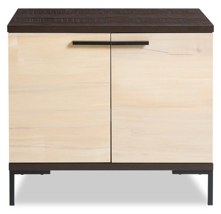 Sonora 26\" TV Cube with Storage - Dark Oak 