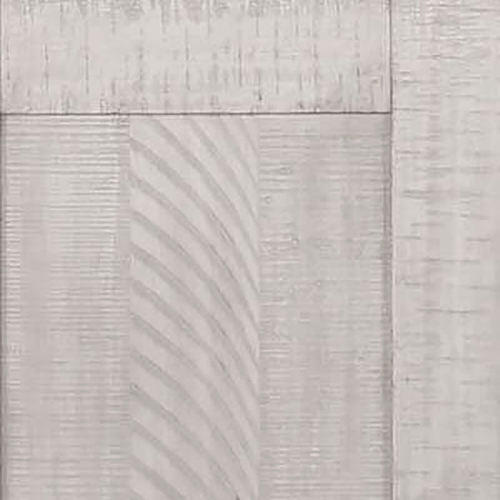 Willow Dining Chair with Cushion Fabric Seat & Nailhead Trim - Rustic White