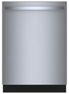 Bosch 24\" 48 dBA 100 Series Smart Top-Control Dishwasher - Stainless Steel - SHX4AEF5N